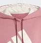 Худи женское Adidas Essentials Big Logo Oversized French Terry Hoodie Pink Ic9869
