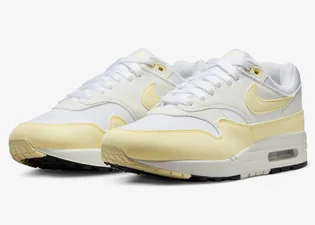 Кросівки жіночі Nike Air Max 1 White/Yellow DZ2628-108