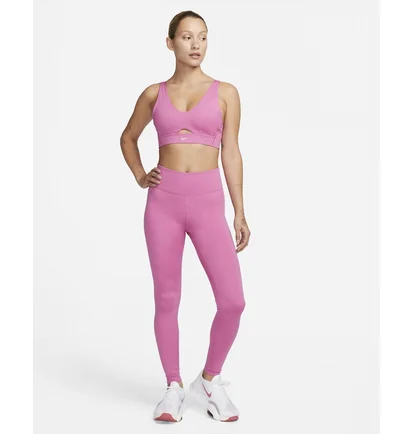 Топ женский Nike Indy Plunge Cutout Pink Dv9837-665