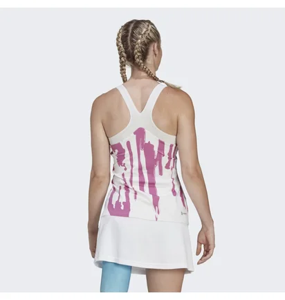 Майка жіноча Adidas Thebe Magugu Tennis New York Y-Back Tank Top White Ht4236