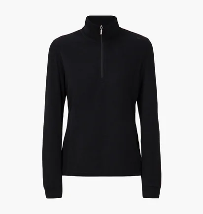 Кофта женская Cmp Fleece Sweat Black 3G27836-U901