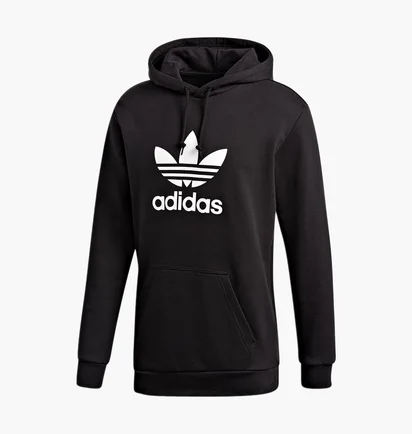 Худи мужское Adidas Trefoil Hoodie Black DT7964