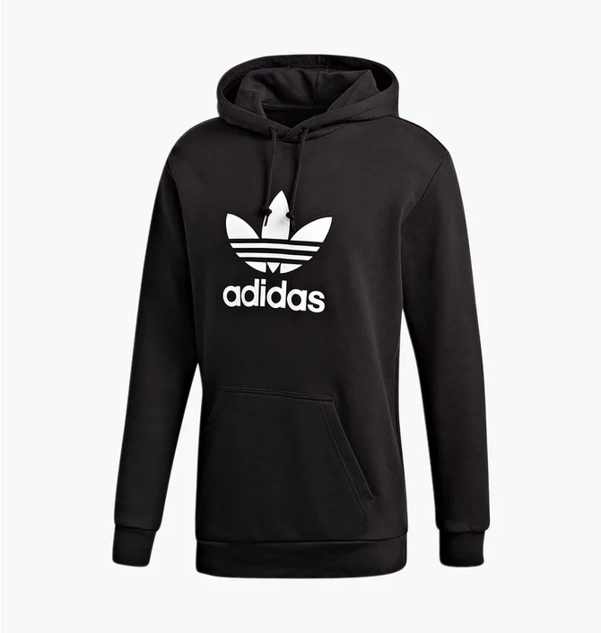 Худи мужское Adidas Trefoil Hoodie Black DT7964