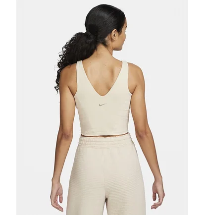 Майка женская Nike W Ny Df Luxe Crop Tanv Beige DV9171-126