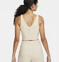 Майка женская Nike W Ny Df Luxe Crop Tanv Beige DV9171-126