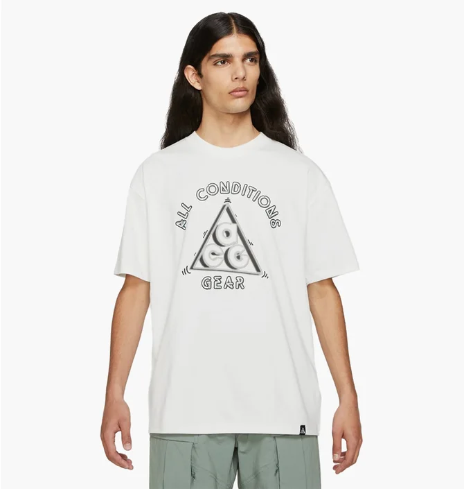 Футболка чоловіча Nike Acg Short Sleeve Tee Hang Loose White DD8809-121