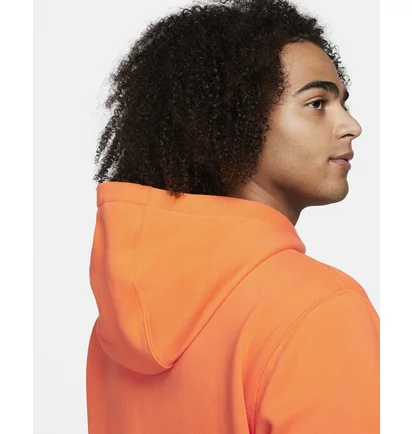 Худі чоловіче Nike Sportswear Club Fleece Pullover Hoodie Orange BV2654-885