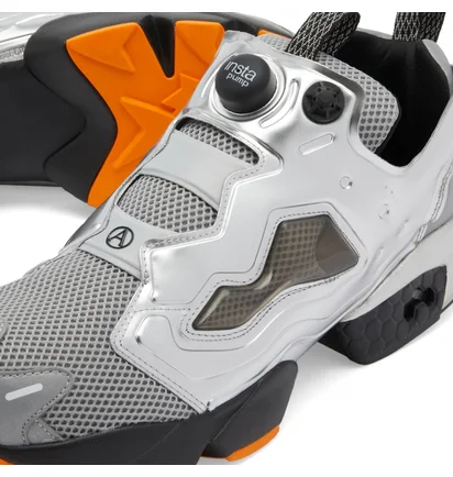 Кроссовки унисекс Reebok X Aries Instapump Fury 94 Sneakers Metallic/Grey RMIA04SC99LEA0057220