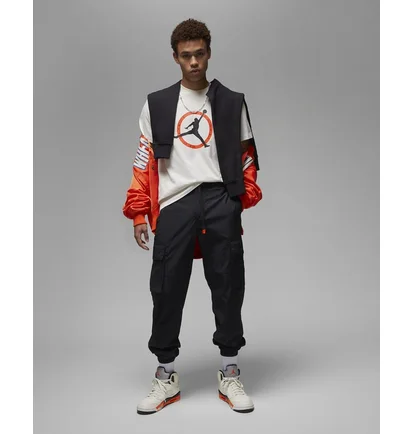 Штаны мужские Air Jordan M J Flt Mvp Stmt Woven Pant Black Dv7580-010