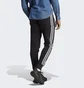 Штаны мужские Adidas Essentials French Terry Tapered Cuff 3-Stripes Pants Black Ha4337