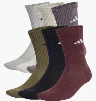 Шкарпетки унісекс Adidas Cushioned Crew Multi (6 пар) JP1716