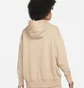 Худи женское Nike W Nsw Style Flc Po Hoodie Os Beige Dq5860-200