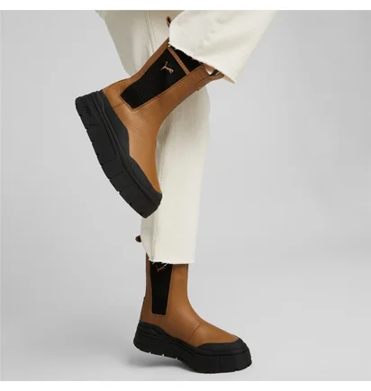 Чоботи жіночі Puma Mayze Stack Casual Chelsea Boot Brown 386742-01