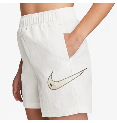 Шорты женские Nike Sportswear Swoosh Woven Easy Shorts White Dm6752-030