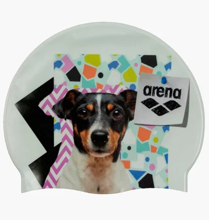 Шапочка для плавания Arena Hd Cap Puppy White/Multi 005572-211