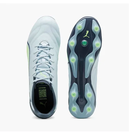 Бутсы мужские Puma King Pro Firm Ground/Artificial Ground Soccer Cleats Light Blue 107862-03