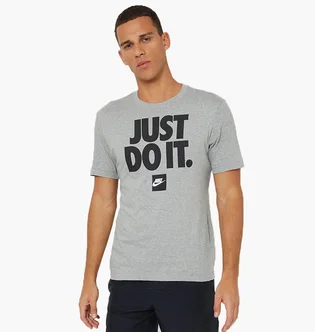Футболка мужская Nike Sportswear Just Do It Verbiage Grey Dz2989-063