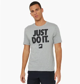 Футболка мужская Nike Sportswear Just Do It Verbiage Grey Dz2989-063