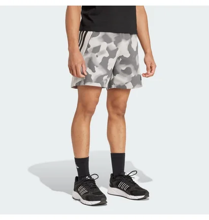 Шорты мужские Adidas Future Icons Badge Of Sport Allover Print Camo/Grey IW6081