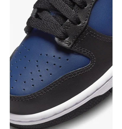Кроссовки детские Nike Dunk Low Midnight Navy Black/Blue DH9765-402
