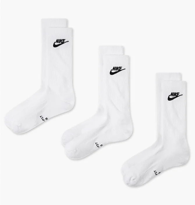 Шкарпетки чоловічі Nike Everyday Elevated Crew White IH8522-901