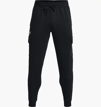 Штани чоловічі Under Armour Rival Fleece Cargo Black 1382134-001