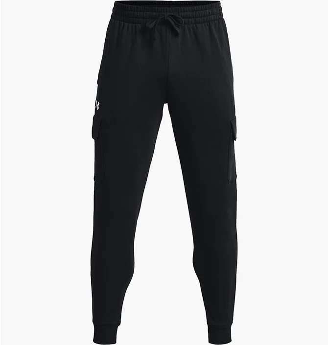 Штани чоловічі Under Armour Rival Fleece Cargo Black 1382134-001