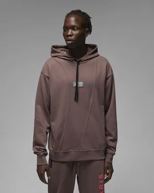 Худі чоловіче Air Jordan Paris Saint-Germain Pullover Hoodie Brown Dm3096-291
