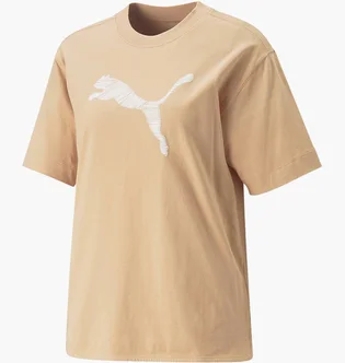 Футболка жіноча Puma Her Tee Beige 673107-89