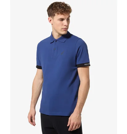 Поло мужское AUSTRALIAN Logos Polo Pique El R-Fit Blue LSUPO0063-842