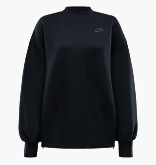 Світшот жіночий Nike W Nsw Tch Flc Os Crew Black FV8041-010