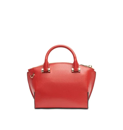 Сумка женская Dkny Elissa Small Leather Crossbody Satchel Red R92DHC28
