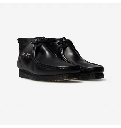 Ботинки мужские Clarks Wallabee Boot Black 26155512