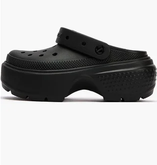 Тапочки жіночі CROCS Stomp Clog Black 209347-001