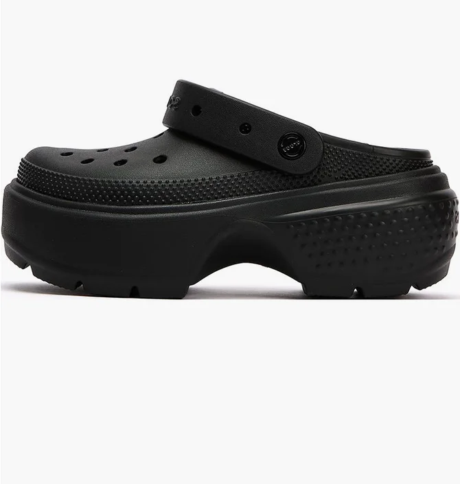 Тапочки жіночі CROCS Stomp Clog Black 209347-001