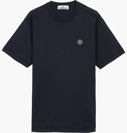 Футболка мужская Stone Island Logo T-Shirt Blue 801524113-A0020