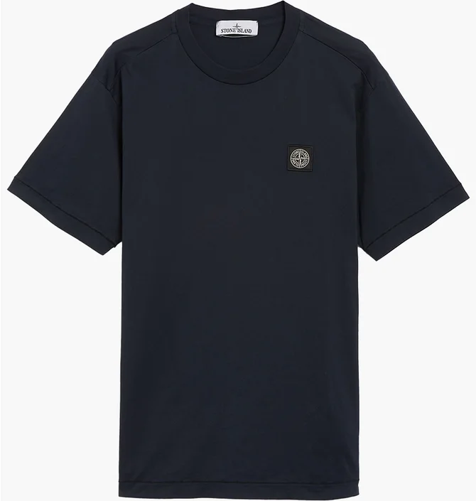 Футболка мужская Stone Island Logo T-Shirt Blue 801524113-A0020