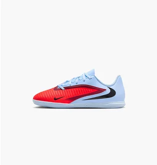 Футзалки детские Nike Phantom 6 Low Club Ic Light Blue/Red HQ2031-400