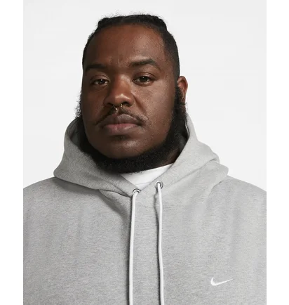 Худи мужские Nike Solo Swoosh Hoodie Grey DX1355-063