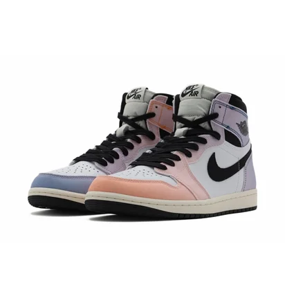 Кроссовки мужские Air Jordan Brand Air 1 High Og White/Violet DX0054-805