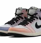 Кроссовки мужские Air Jordan Brand Air 1 High Og White/Violet DX0054-805