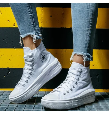 Кеды женские Converse Chuck Taylor All Star Move White 568498C