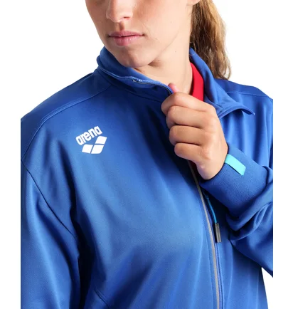 Олимпийка унисекс Arena Team Jacket Panel Knitted Poly Blue 004911-800
