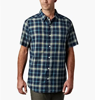 Рубашка мужская Columbia Under Exposure Short Sleeve Shirt Blue AJ1238-790