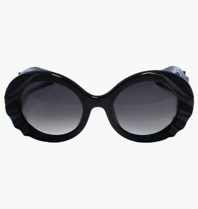 Солнцезащитные очки женские Roberto Cavalli Grey/Black SRC010V-0700-52-21