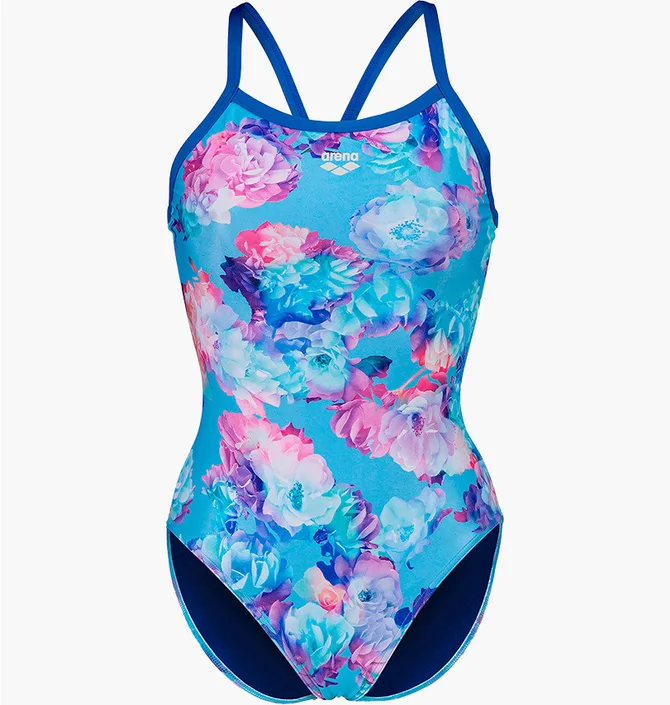 Боді жіноче Arena Spring Garden Light Drop Light Blue 005935-750