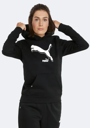 Худі жіноче Puma Power Logo Black 589541-01