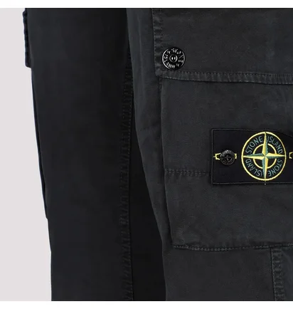Штаны мужские Stone Island Cotton Pants Black 8115303L1-A0129