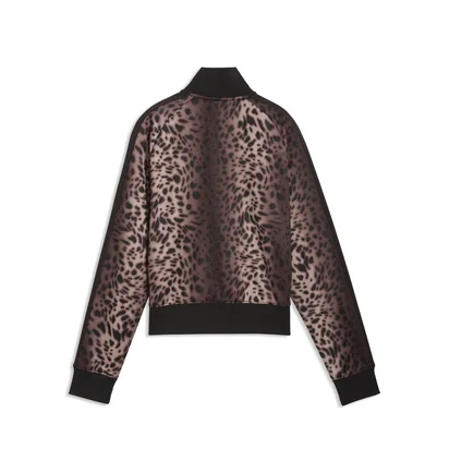 Олімпійка жіноча Puma T7 Leo Luxe Aop Black/Brown 634563-01