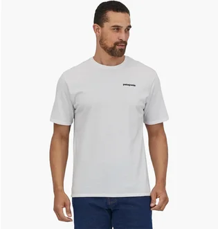 Футболка мужская Patagonia P-6 Logo Responsibili -Tee White WHI38504